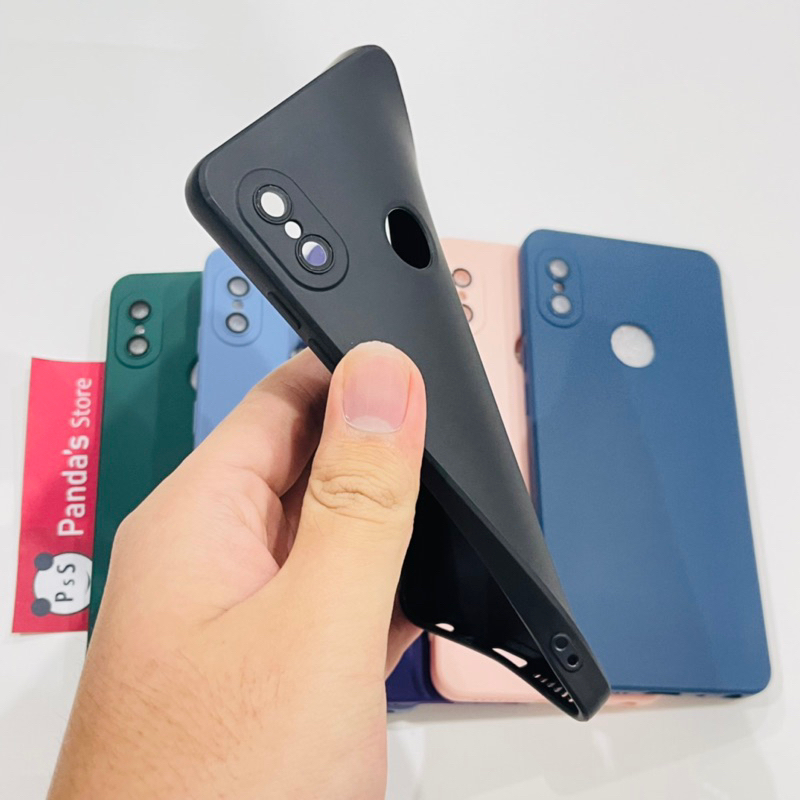 Case Redmi Note 5 Pro Lenspro Makaron Full Color Softcase Pro Lensa