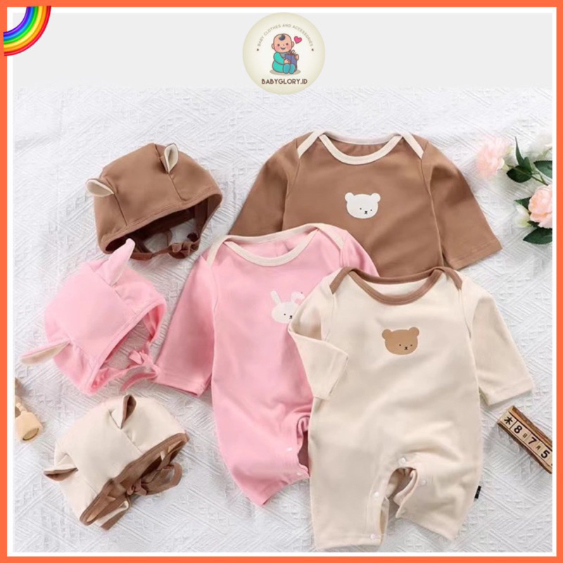 Jumper Bayi Unisex Import / Sleepsuit Bayi / Bodysuit Bayi Motif Terbaru