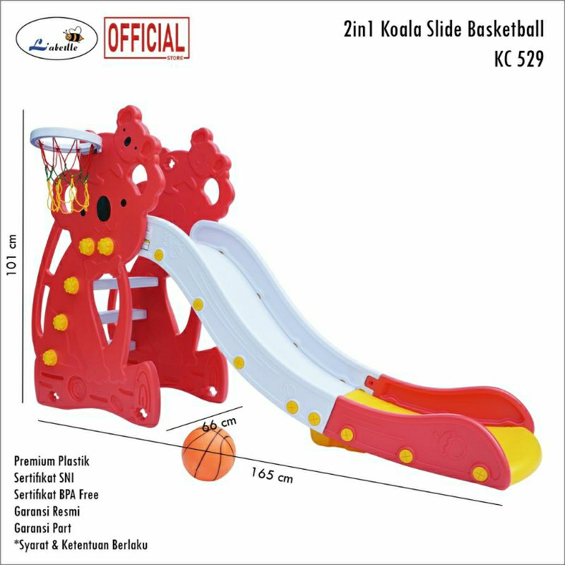 LABEILLE 2in1 slide koala KC 529 - perosotan anak