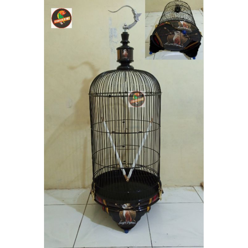 KANDANG SANGKAR BURUNG LOVEBIRD TEBOK PVC SEMOK TEBAL