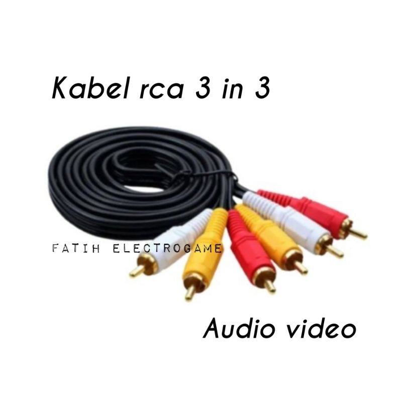 PAKET LAPTOP/PS3 KE TV TABUNG / CONVERTER HDMI TO AV RCA CONVERER ADAPTER + KABEL HDMI + KABEL RCA 3IN3 1.5 METER