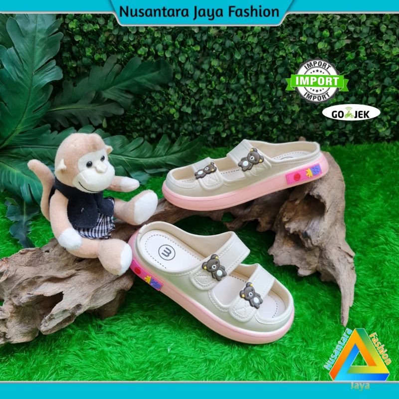 30-35 Sandal Anak Perempuan CUTE BEAR 029 Kekinian Terlaris