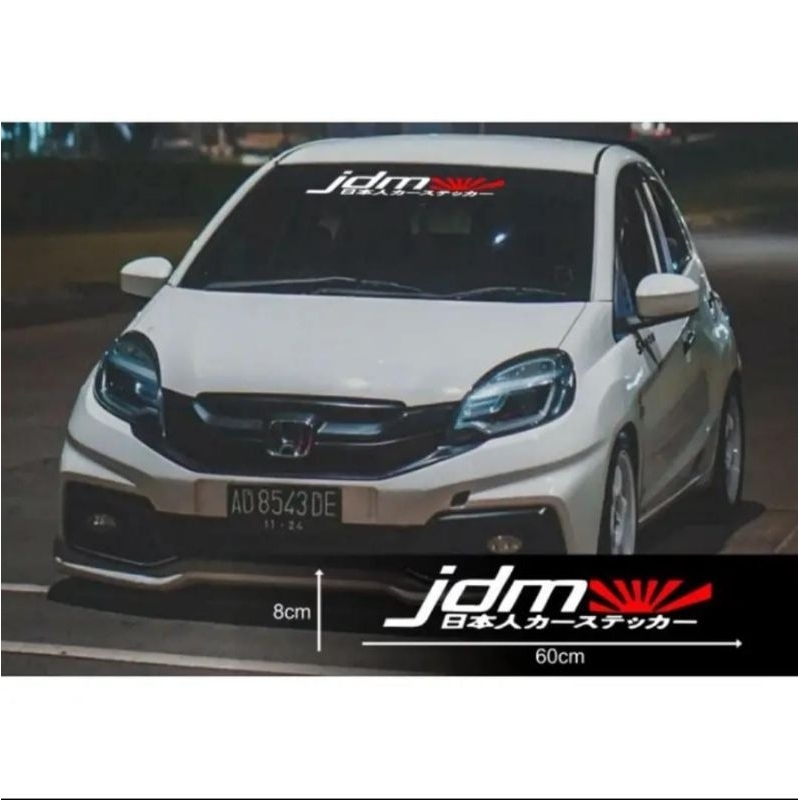STIKER MOBIL STIKER CUTTING JDM STIKER KACA DEPAN MOBIL