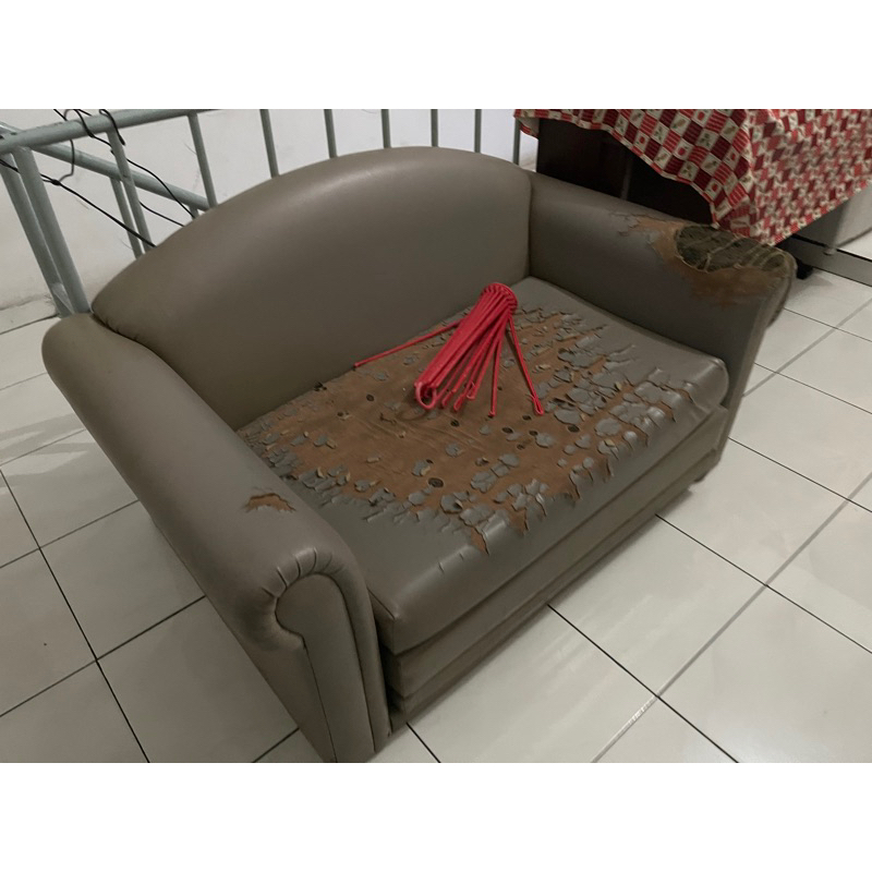 prelove sofa bed abu-abu