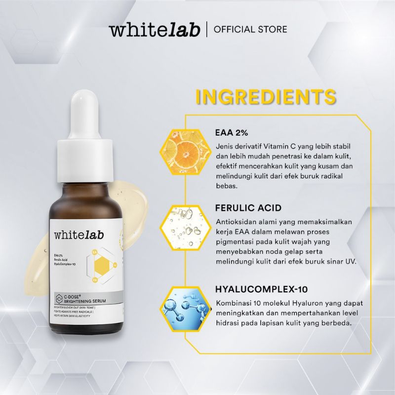 WHITELAB C-Dose+ Brightening Serum Vit C 20ml