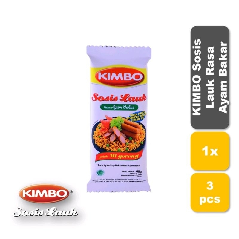 KIMBO SOSIS LAUK RASA AYAM BAKAR