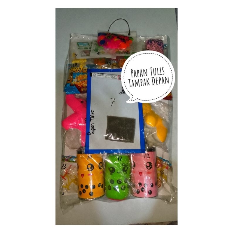 (Promo)Lotre Berhadiah Papan Tulis dan Celengan, Boneka isi 120 Kupon