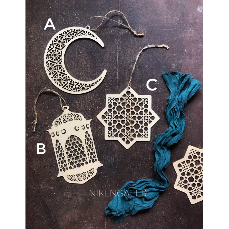 ORNAMEN GANTUNG RAMADHAN - dekorasi & fotografi - dekorasi lebaran