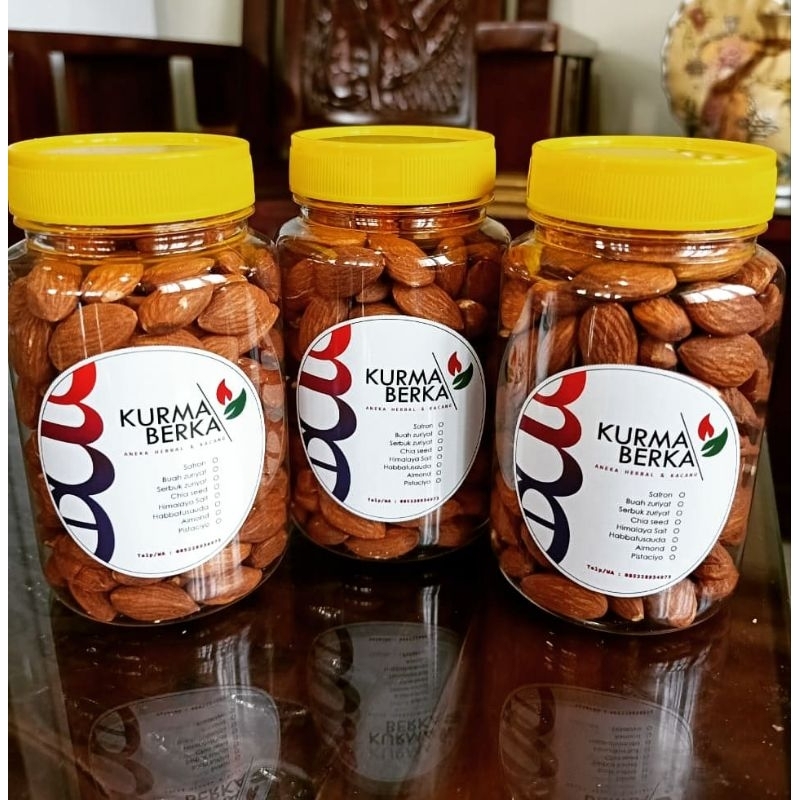 

Kacang Almond Kupas Toples 200gr
