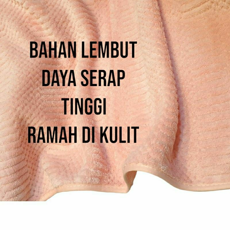 Handuk Mandi Dewasa Besar/Handuk Dewasa Microfiiber Premium Tebal/Handuk Olah Raga/Handuk Daya Serap Tinggi/Handuk Lembut