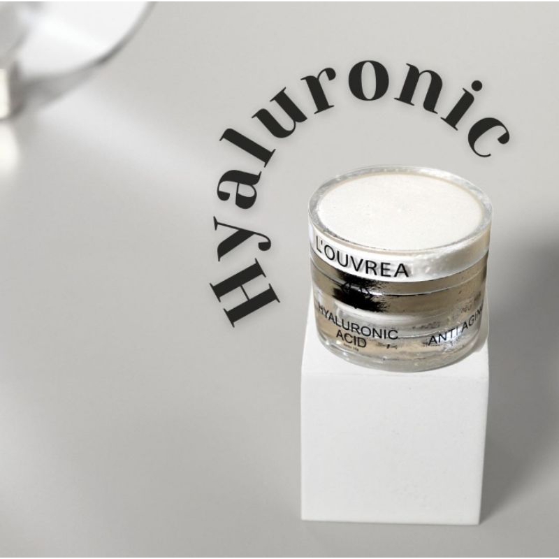 Cream penghilang kerutan , mata panda Hyaluronic Louvrea