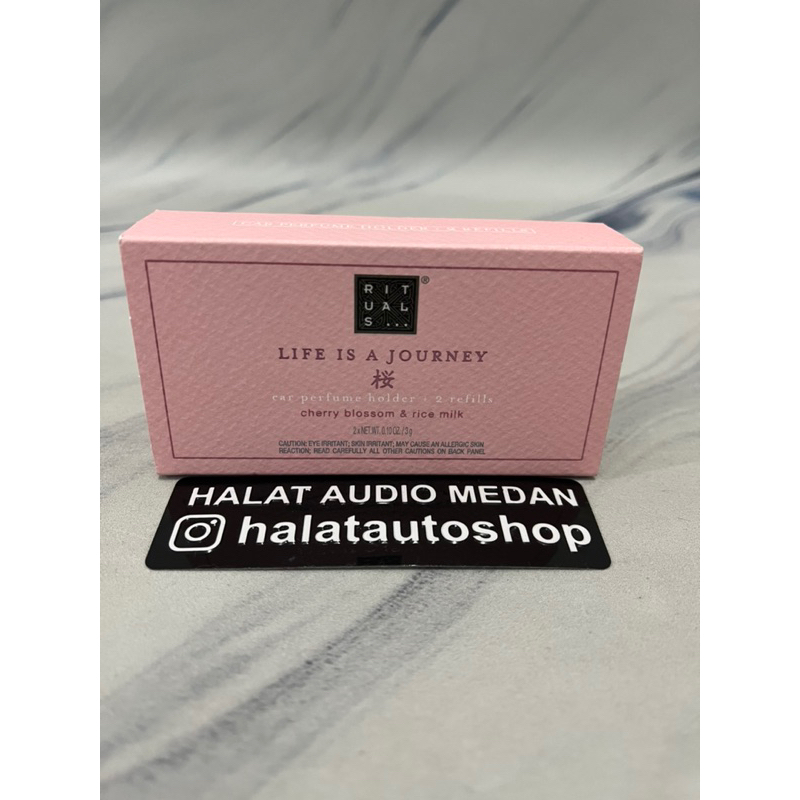 Rituals Car Perfume Cherry Blossom & Rice Milk The Ritual Of Sakura / Parfum Pewangi Pengharum Mobil