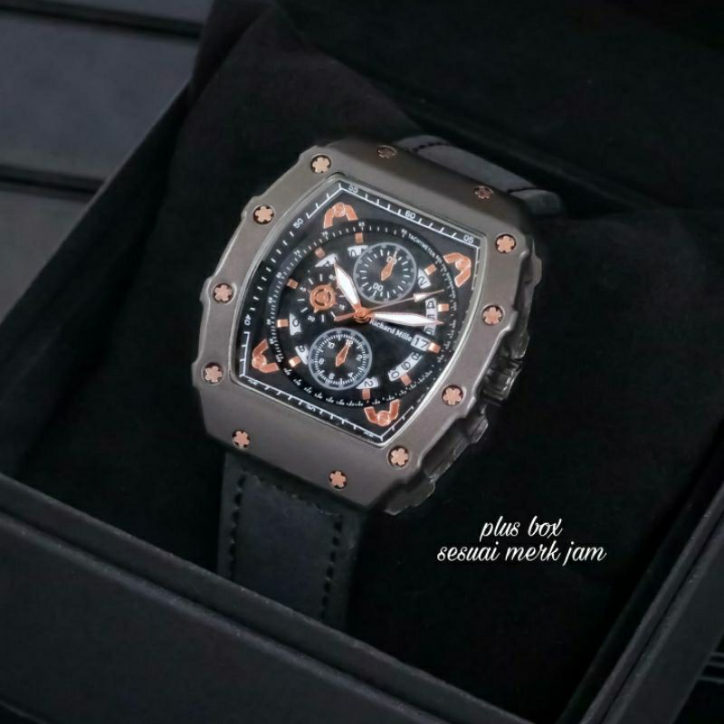 Terlariss Jam Tangan Pria Rm Rubber Premium Plus Box 4,5Cm