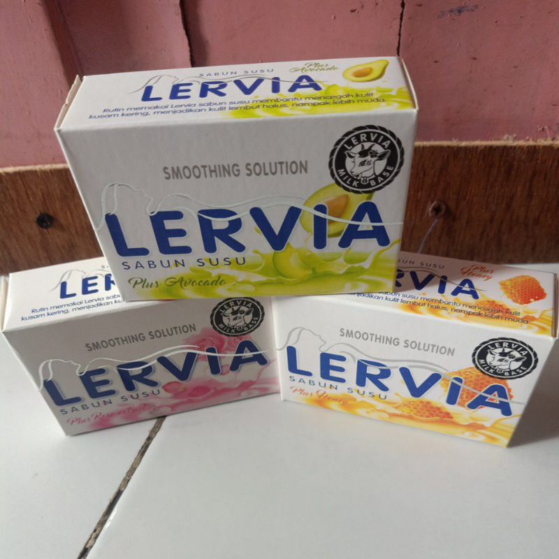 LERVIA SABUN SUSU 3 variant 90g (1 pcs)