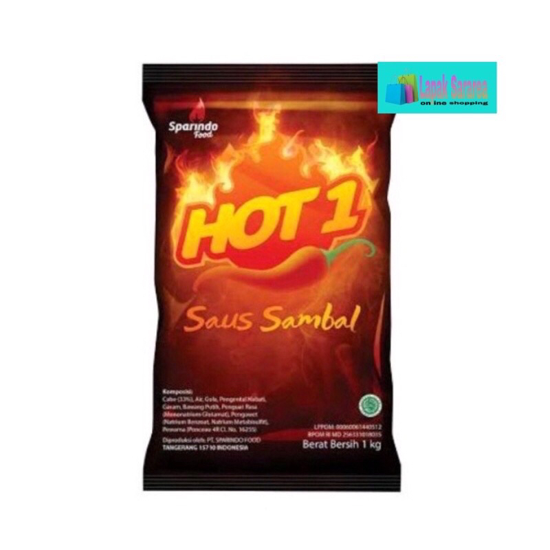 

Hot 1 Saus Sambal 1kg
