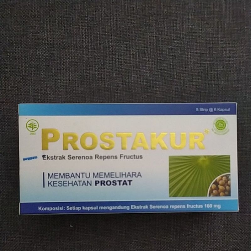 Prostakur 5 x 6 kapsul, membantu memelihara kesehatan prostat