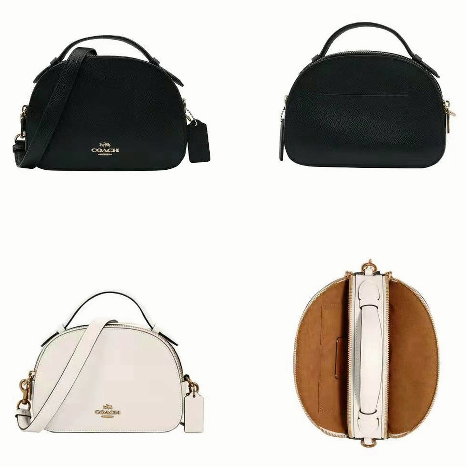 [Promo]F1589 Coach Serena shoulder bag cross body Bag Handbag  steamed bread bag half round bag came