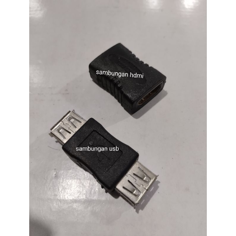 sambungan female to female ,hdmi dan usb