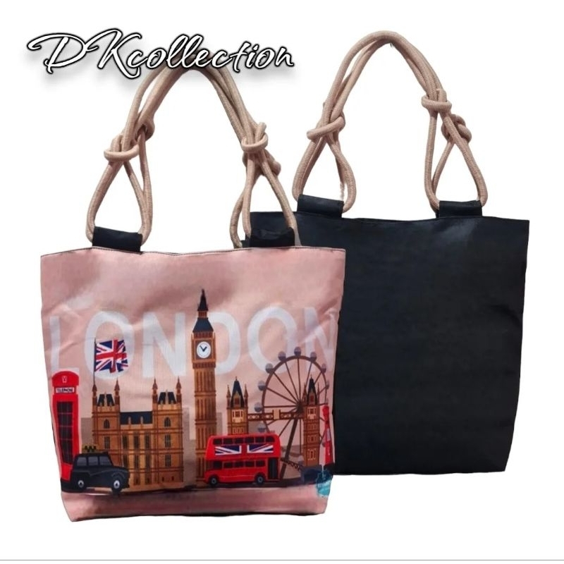 TAS KANVAS LONDON TAS KANVAS ENGLAND SOUVENIR TAS LONDON SOUVENIR TAS ENGLAND