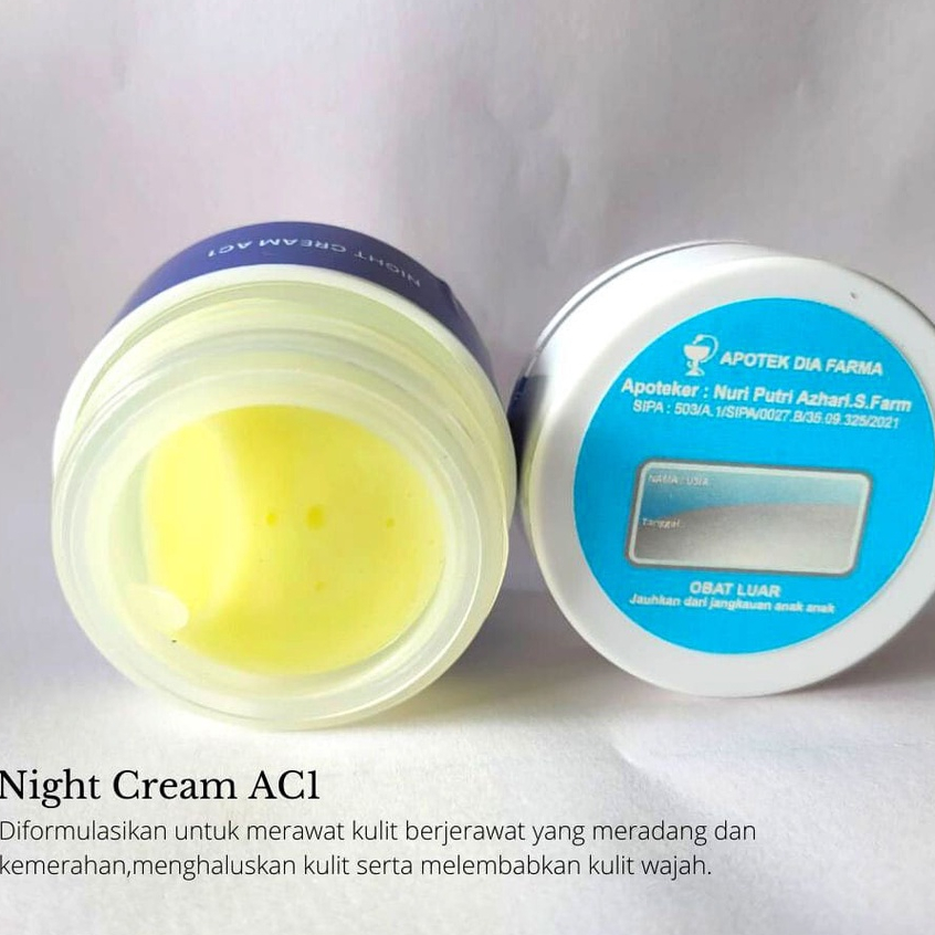 NIGHT ACNE DARK SPOT FAST DERM / ECER FAST DERM / NIGHT ACNE WHITENIG ULTIMATE  / NIGHT ACNE BIRU FA