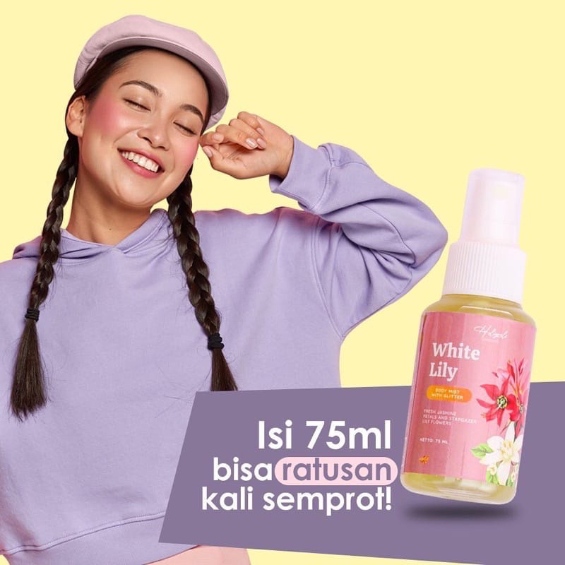 Holigrels Body Mist Parfume Viral❤️ Parfum Unisex Tidak Lengket Aman untuk Kulit Sensitif BPOM