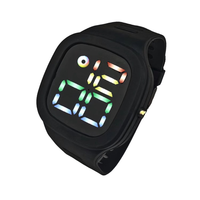 (Grosir)Jam Tangan Unisex Led Digital Jumbo Anti air Strap Rubber/Karet(Dikirim Jakarta)Dikirim Jakarta)