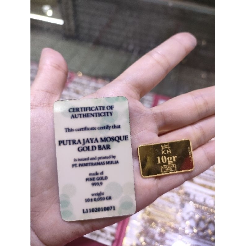 logam mulia KING HALIM 10gr taj mahal