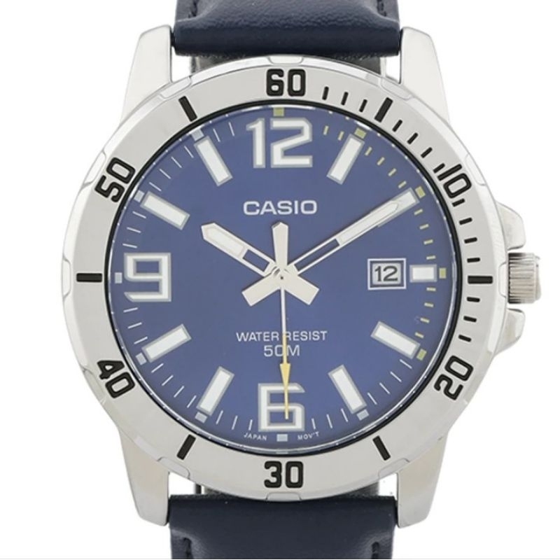 Jam Tangan Casio Original Analog Blue