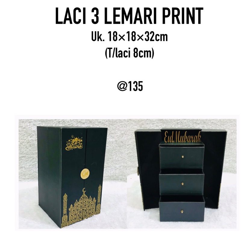 

LACI 3 LEMARI PRINT - LEBARAN 2023