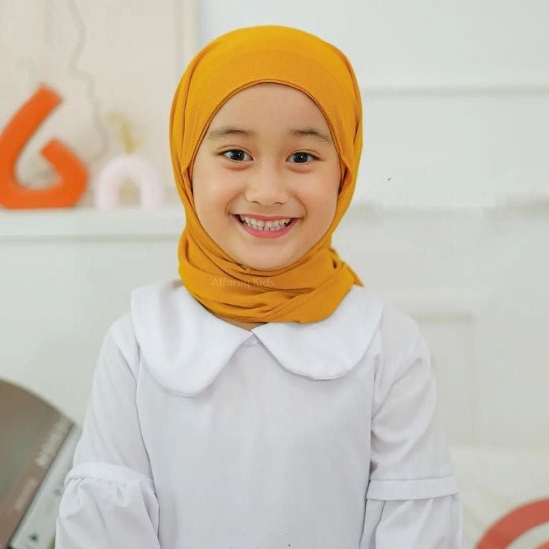 Jilbab/hijab pashmina instant inner anak 1-10 thun baydol armani