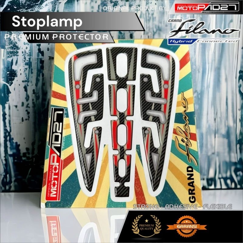 Motopad27 Stiker Grand filano Stiker timbul Cover Stoplamp yamaha Grand filano 2023