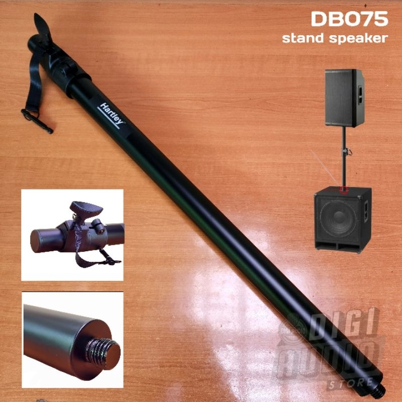 Tiang Speaker - Single Stand Monopod dengan Drat Subwoofer to Satelit DB075