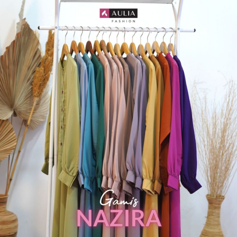 BAJU GAMIS AULIA GALERY POLOS CANTIK JUMBO BUSUI