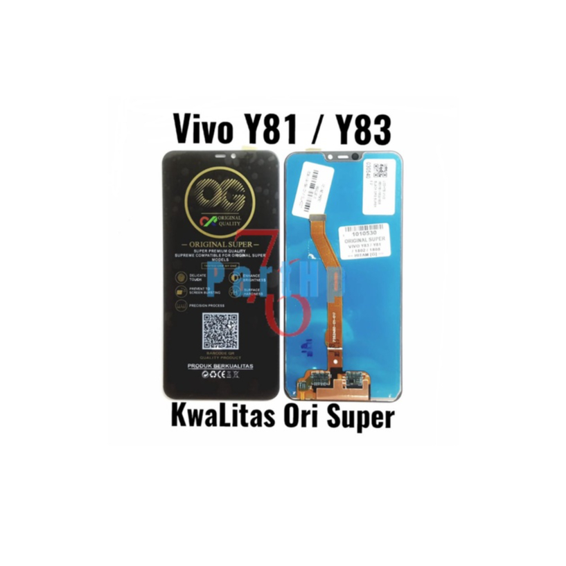 Lcd Touchscreen Fullset Kwalitas Ori Super Vivo Y81 - Y83  - Hitam