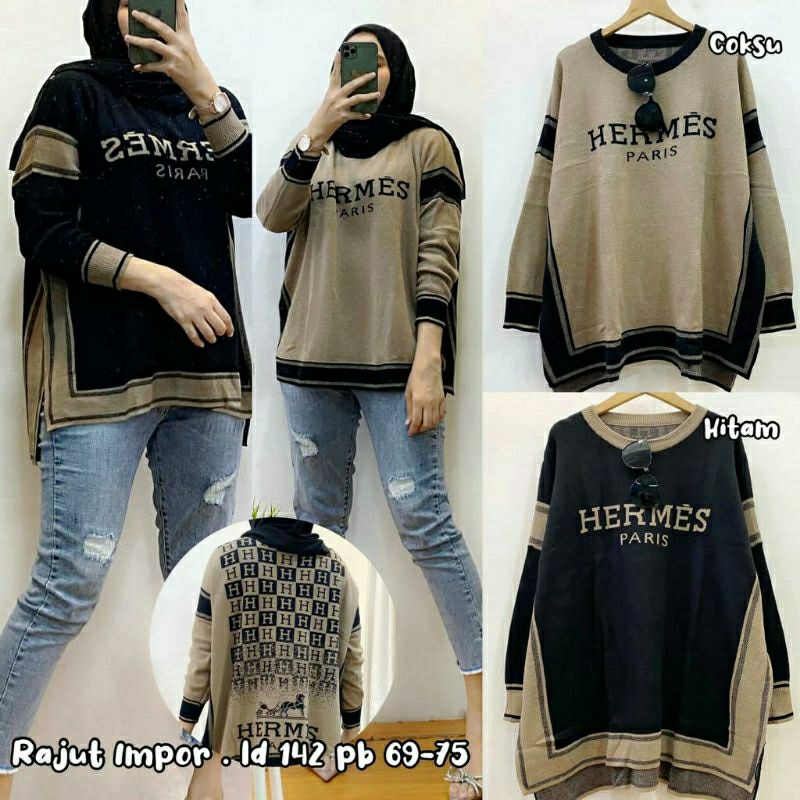 Kremes Rajut Jumbo, ATASAN RAJUT WANITA JUMBO CANTIK MODIS FIT XXXXL LD 142-160 BAHAN RAJUT IMPORT TERMURAH OOTD KEKINIAN TERLARIS