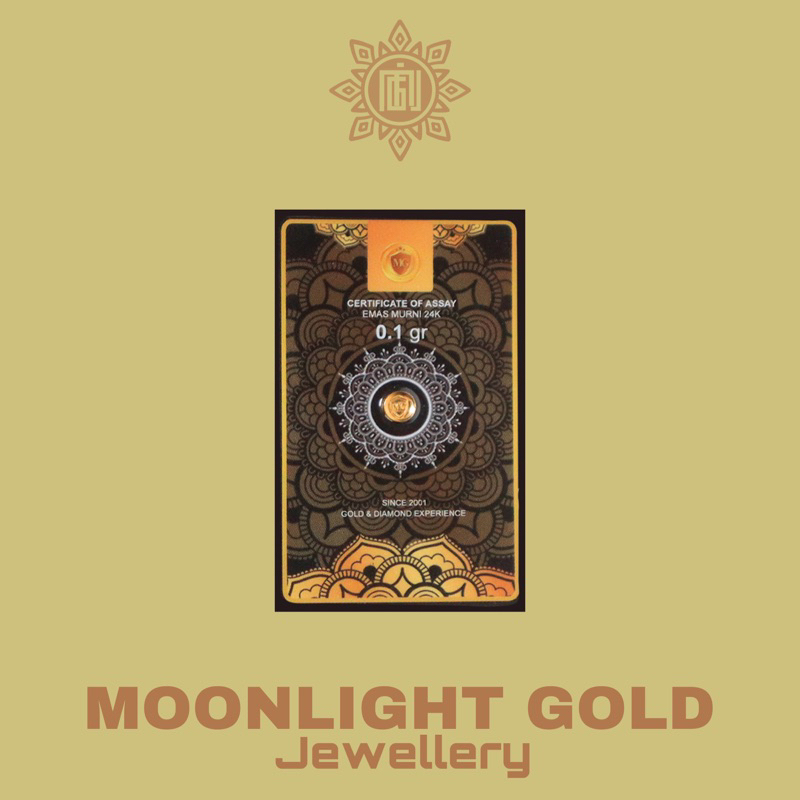 Minigold 0.1 Gram Black Series Bisa Tukar Tambah Antham minigold Logam Mulia 0,1gr 0.1gr 01gr 0.1gra