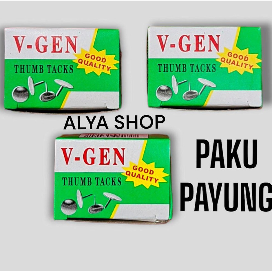 Paku Payung / Paku Kecil Serbaguna / Thumb Tacks BOX KECIL