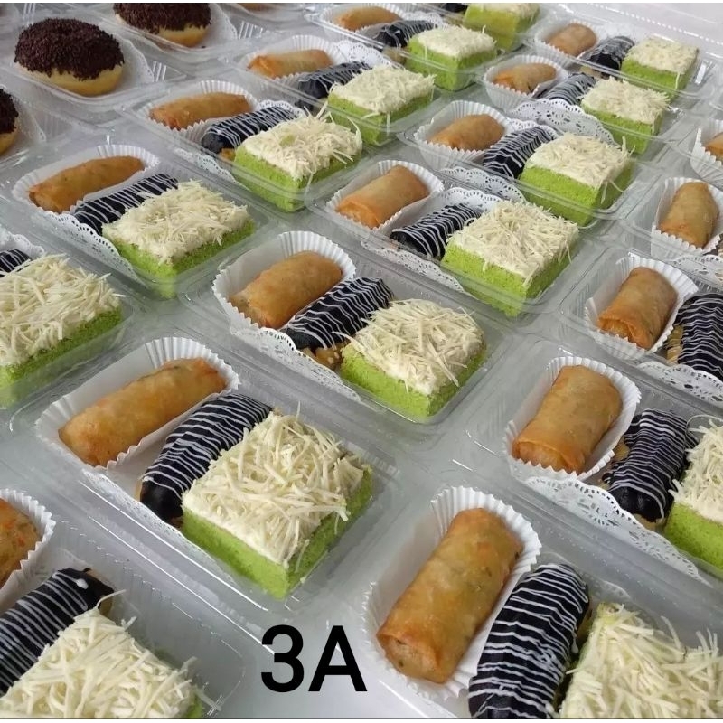 Mika BP-3A Mika Kue Basah Isi 100PCS Mika Nasi Kuning Mika Pempek Dll