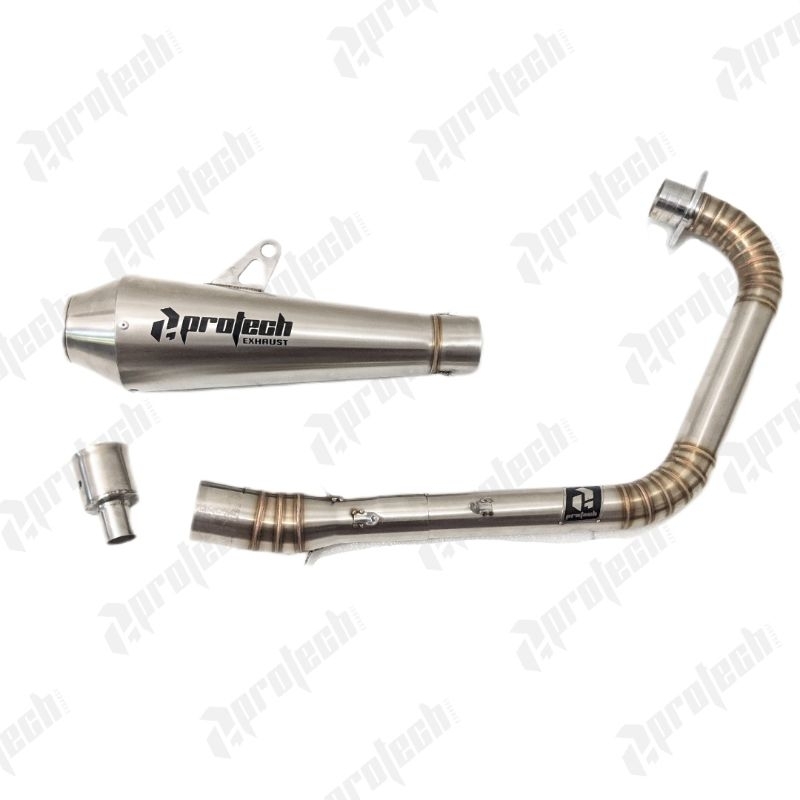 Honda GL / Tiger / Megapro — PRO1 Short · Silver — foto 5