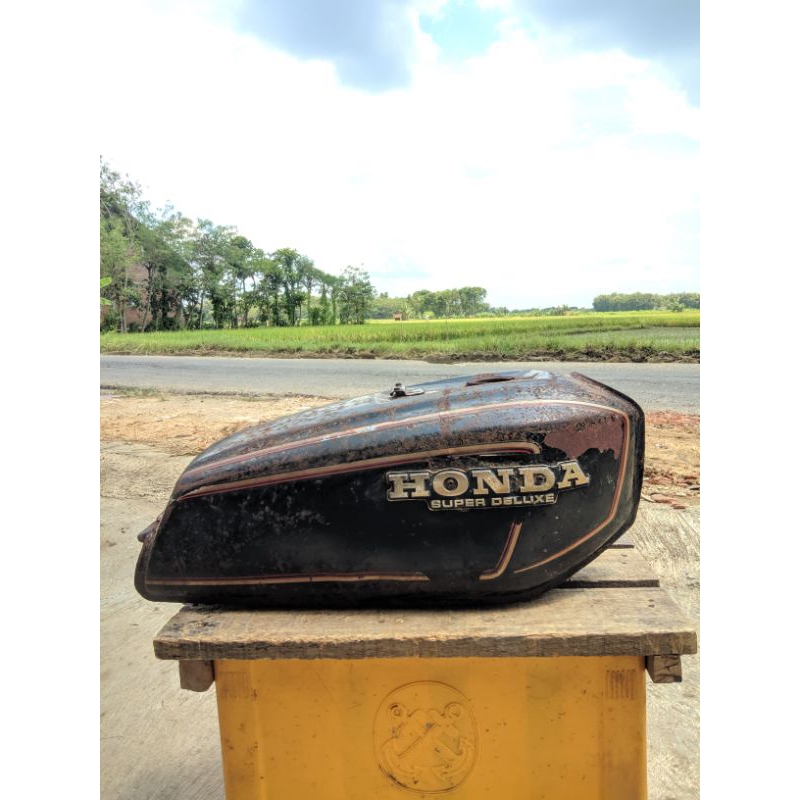 tangki Honda gl100 gl125 original paint cat