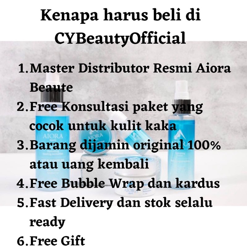 Aiora Beaute Original BPOM skincare paket berkualitas