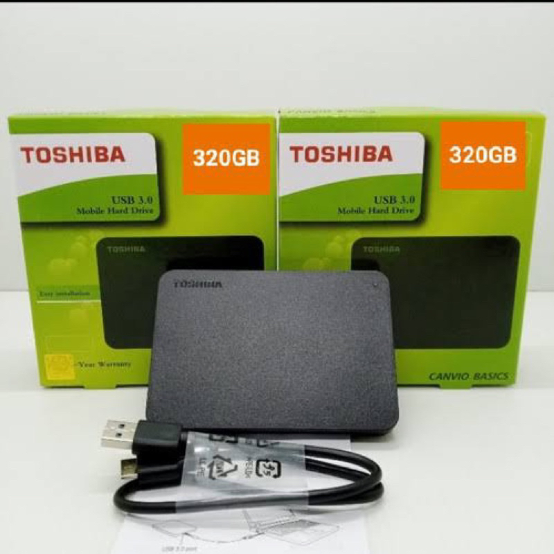 Harddisk Toshiba external 3.0 320gb 100% original