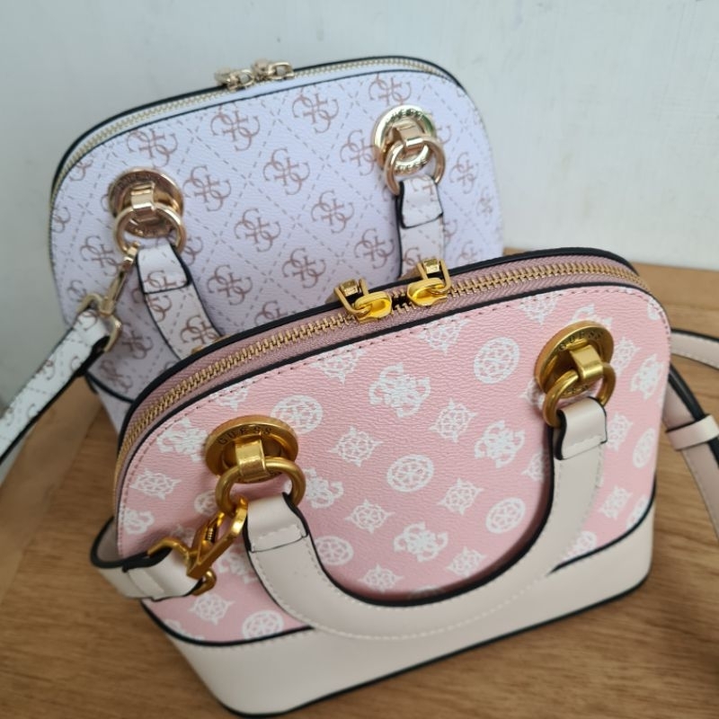 tas new2023 cathleen dome 4 color coffee beige pink black white logo batik selempang jinjing top handle oval setengah lingkaran ciayumajakuningan cirebon gs tegal losari tanjung sindang laut brebes fast delivery gb instan pengiriman ready stock majalengka