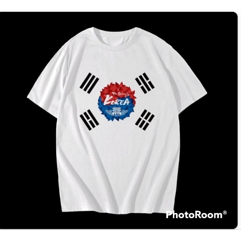 Kaos Negara korea- Kaos Souvenir Negara korea - KAOS OLEH OLEH korea - BAJU korea 02