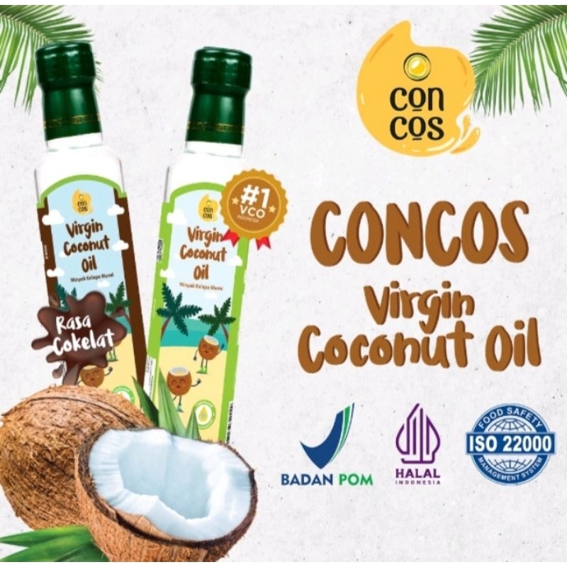 Jual Concos Virgin Coconut Oil Vco Rasa Coklat Ml Asli Shopee Indonesia