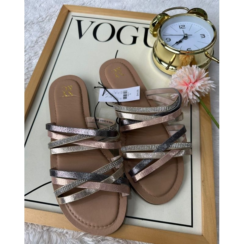 Nyc flat sandals exclusived