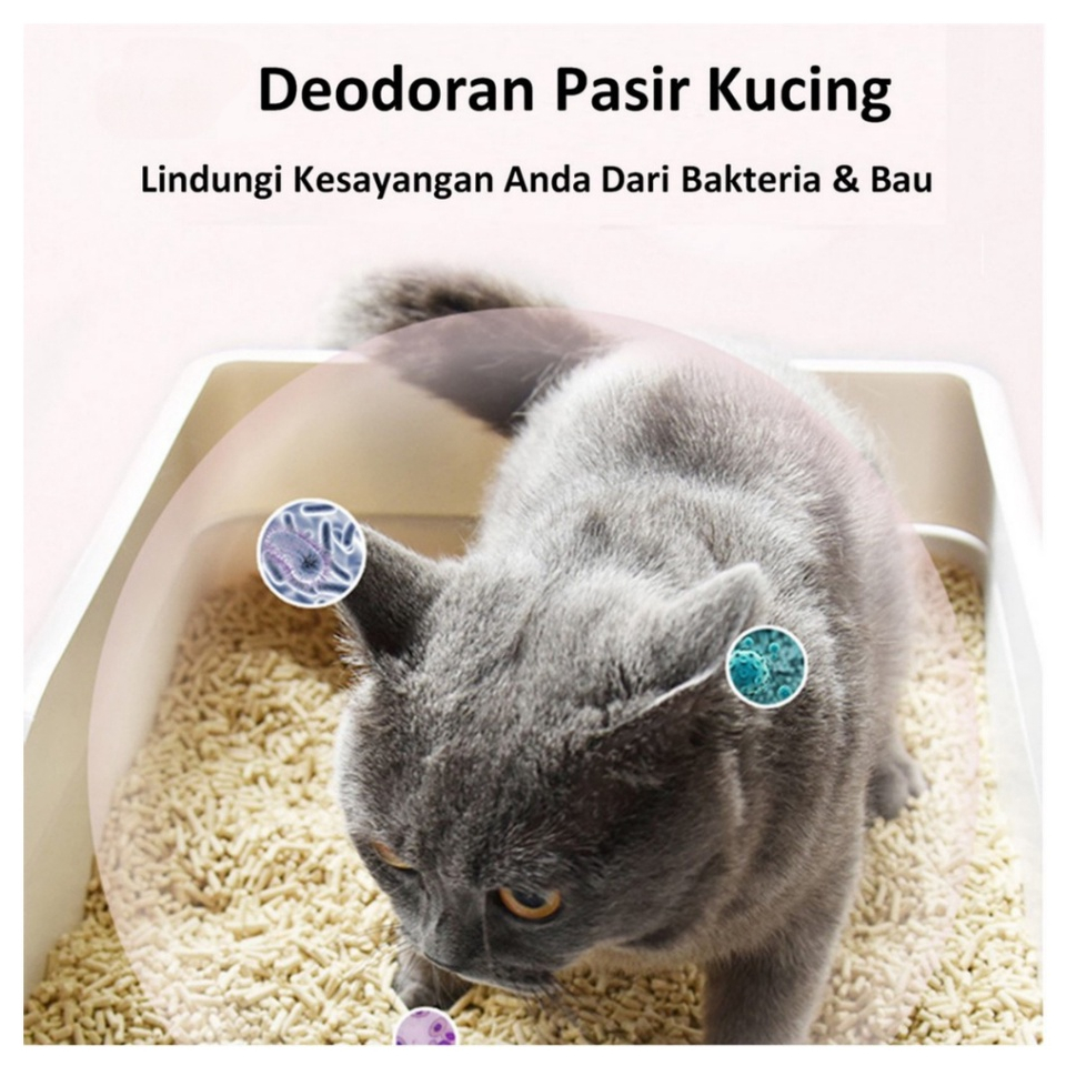 Deodorant Beads Activated Carbon Absorbs - Pewangi Pasir Kucing - Pengharum Cat Litter