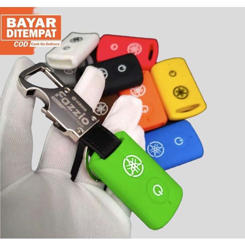 paket gantungan kunci motor keren yamaha fazzio premium quality