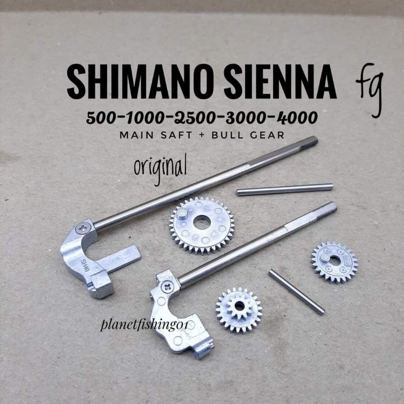 main saft shimano sienna fg 500 1000 2500 3000 4000 / bull gear reel shimano sienna 500 1000 2500hg 