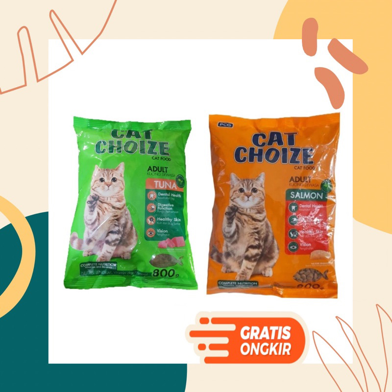 CAT CHOIZE ADULT TUNA SALMON Makanan Pakan Premium Kucing Kering Cat Choize Dry Cat Food Adult Cat Choize MAKANAN KUCING DRYFOODCAT ADULT